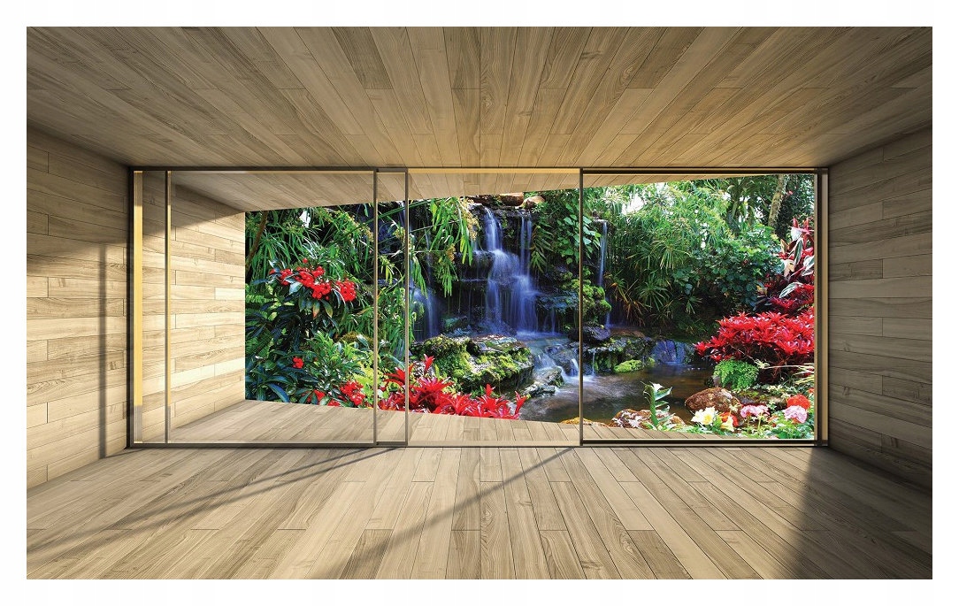 Fototapeta Vodopád v tropech džungle relaxace příroda 208x146 lepidlo