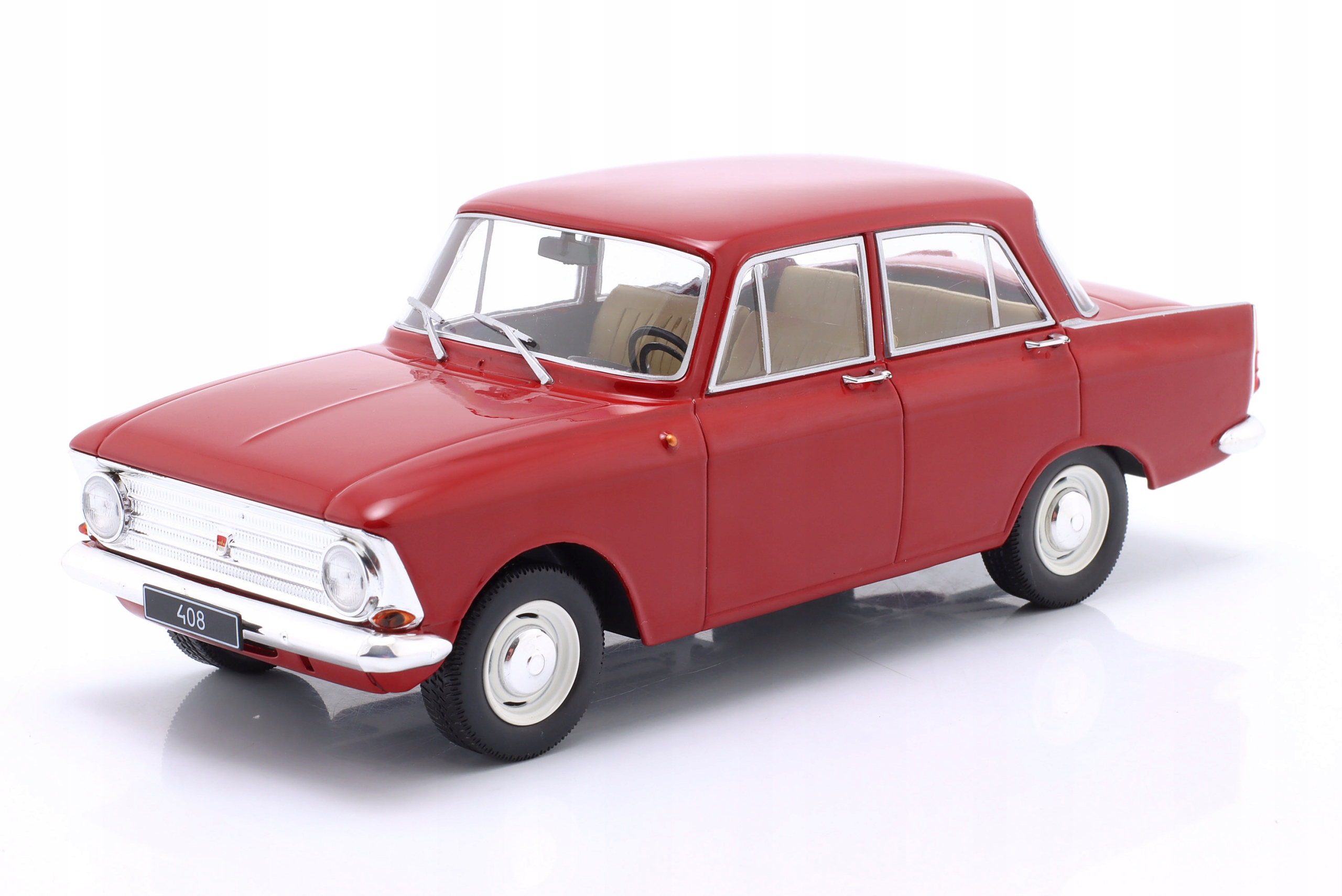 Moskvich Moskwicz 408 1966 WhiteBox 1:24 Dark Red Model Samochodu WB 124225