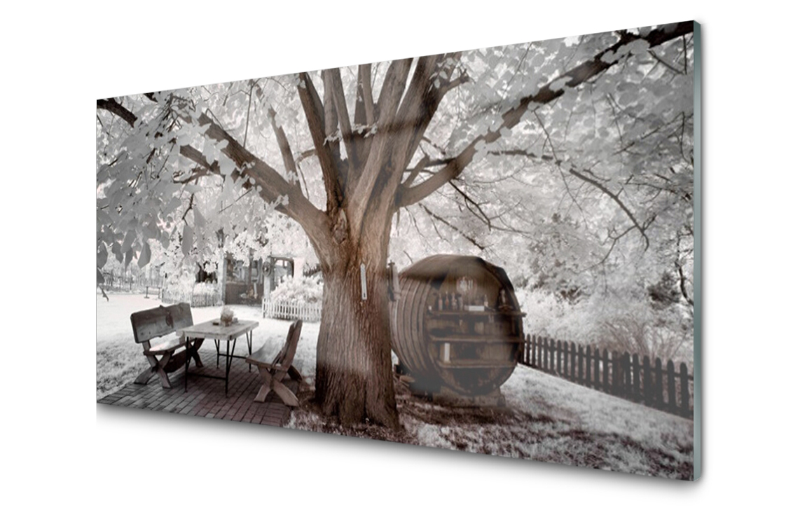 

Panel szklany dekor Drzewo Dekor 120x60 + Klej