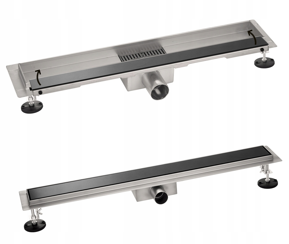 Lineárny Odtok Glass Design 100 CM, Sklenený