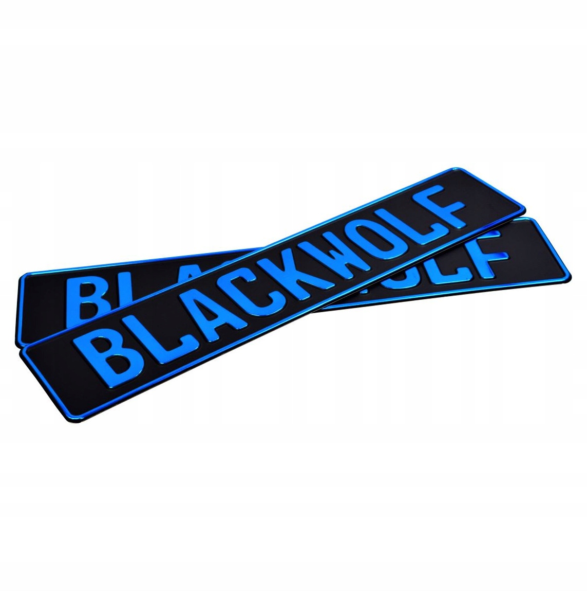 Tablice kolekcjonerskie imienne tloczone BLACKWOLF