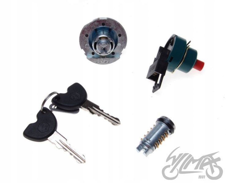 STACYJKA DO PIAGGIO ZIP 4T Z ZESTAWEM ZAMKÓW Producent inny