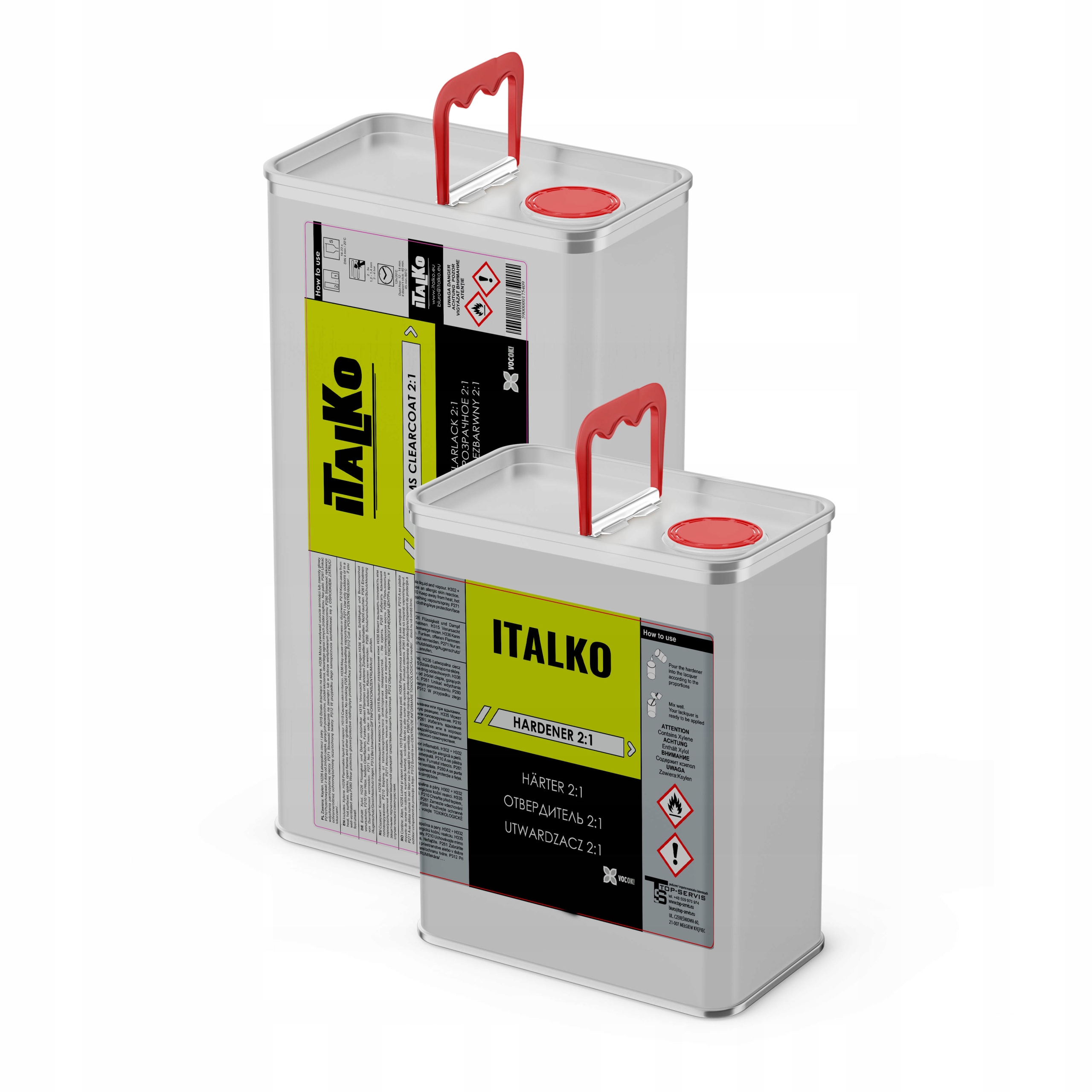 LAKIER BEZBARWNY HS ITALKO 5L KPL UTWARDZACZ 2 5L