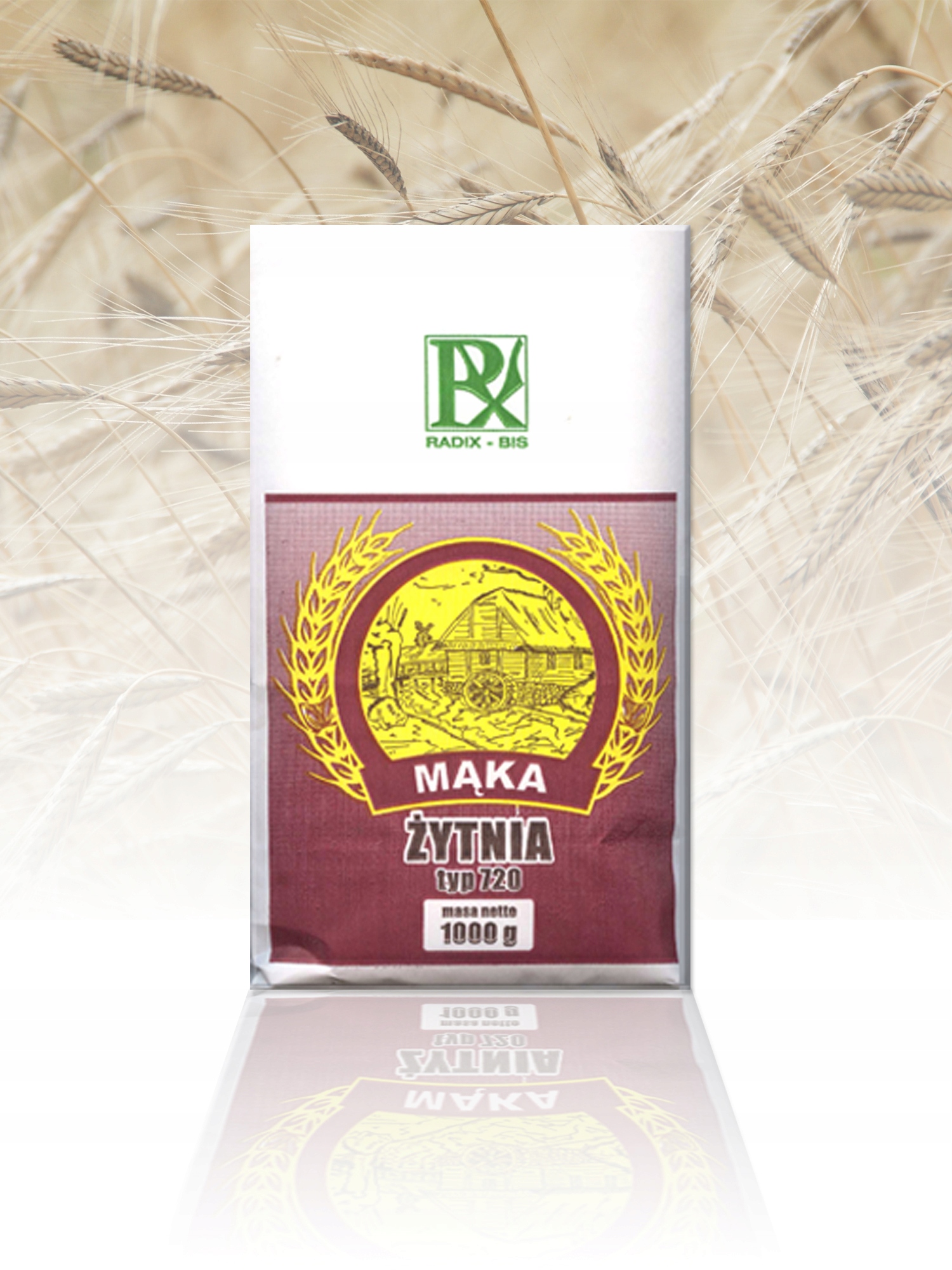 Radix Žitná mouka typ 720 na pečení chleba, rohlík bohatý na Vláknina 1 kg