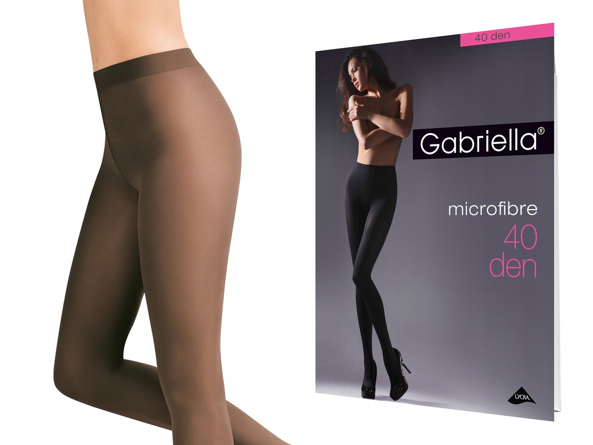 

Rajstopy Gabriella Microfibre 40 den Chocco 3
