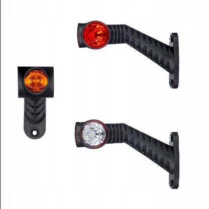 LAMPA OBRYSOWA BOCZNA LED PRAWA SKOŚNA LD2174 Numer katalogowy oryginału 12E0876A