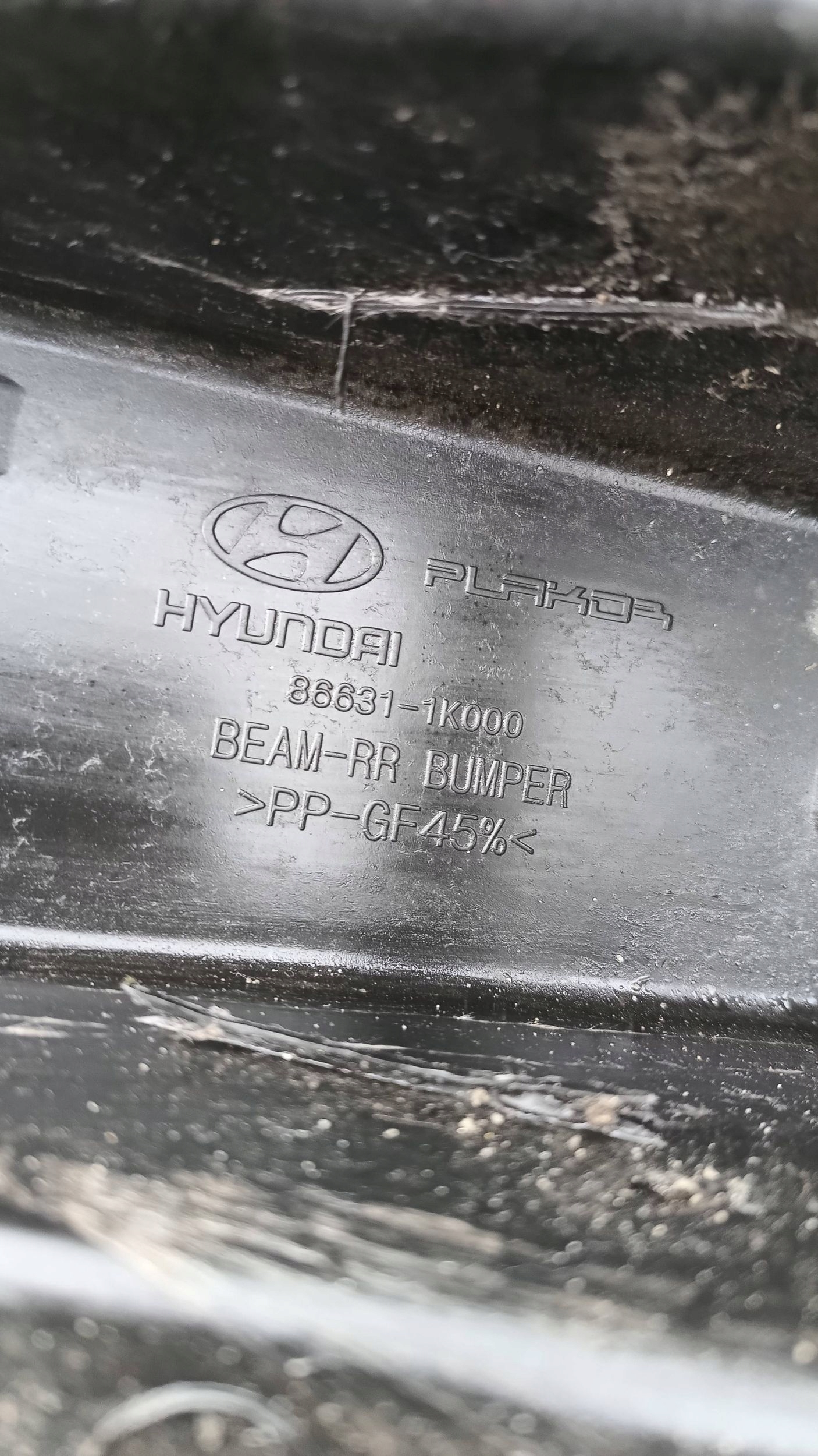 HYUNDAI IX20 výstuha nárazníka zadok zadná 86631-1K000