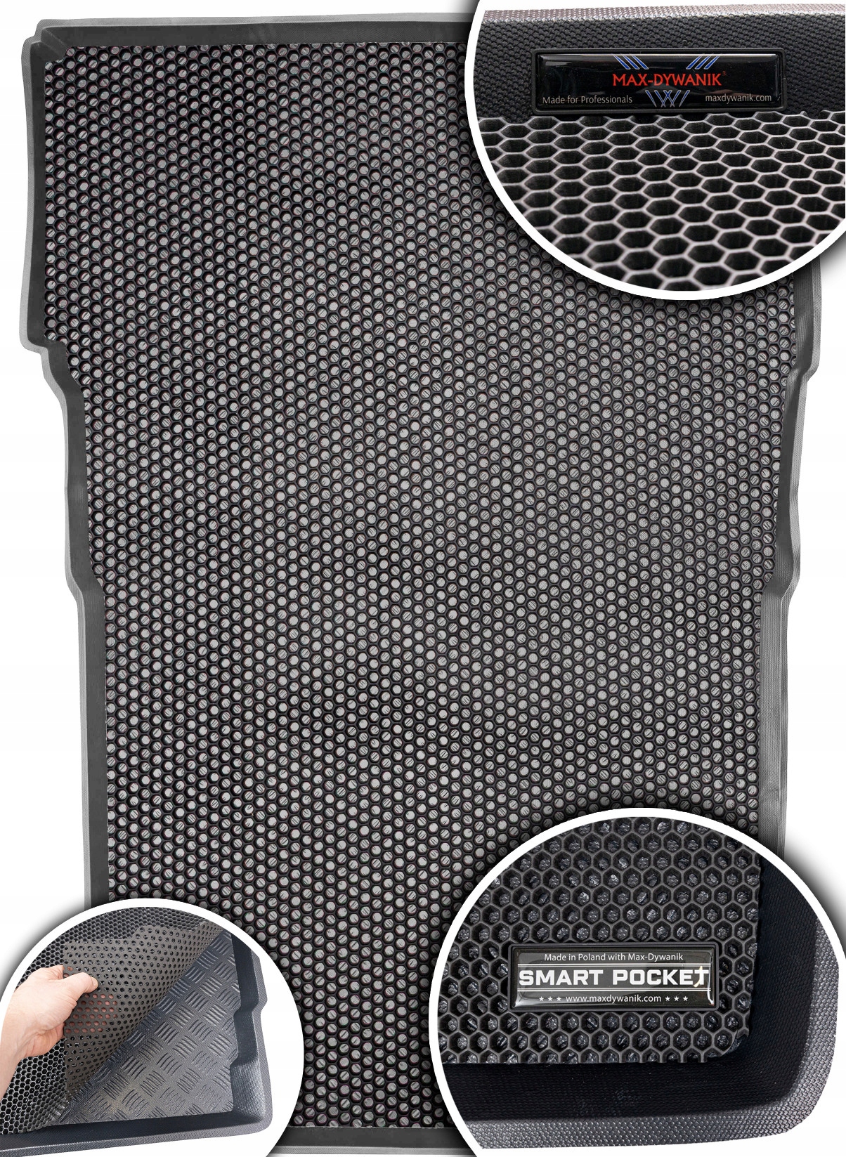 Opel Combo Cargo Long 2os 2019- Berlingo III 2os 18- Podložka s prolamovanou vložkou