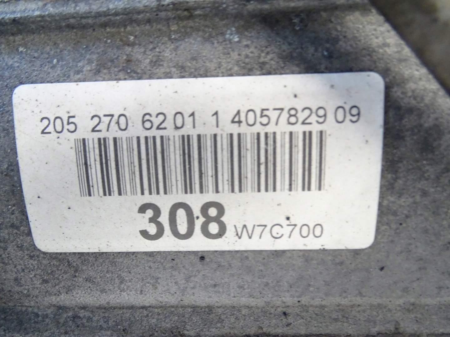 gearbox, AUTOMATYCZNA control unit MERCEDES C W205 2.0 CGI 722995