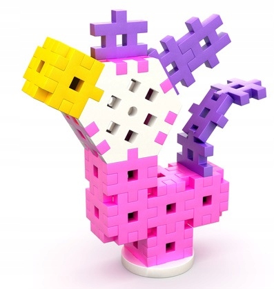 KLOCKI WAFLE MELI CONSTRUCTOR PINK 100 ELEMENTÓW Rodzaj zestaw