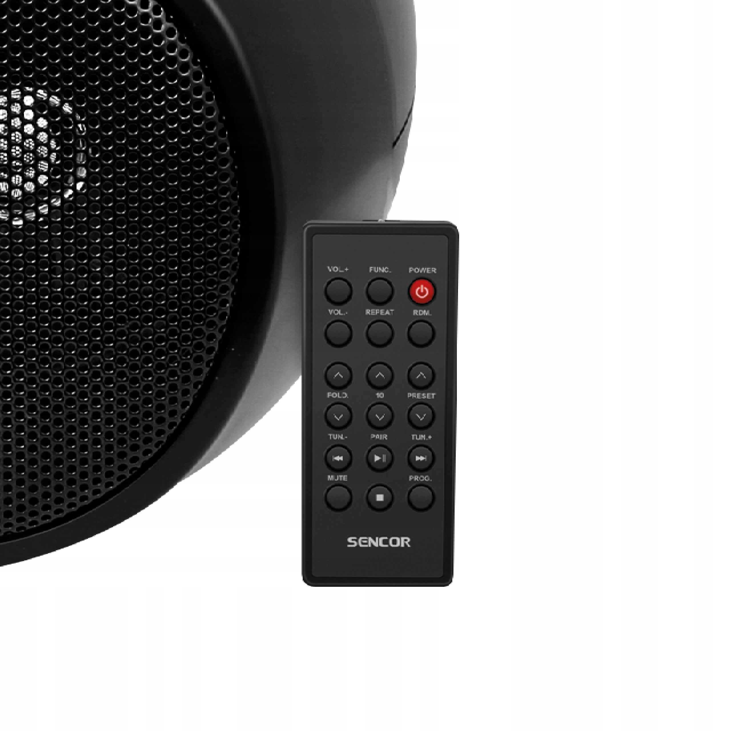 Radiomagnetofon Sencor SPT 3907B CD/MP3/BT/FM/TAPE Kolor czarny