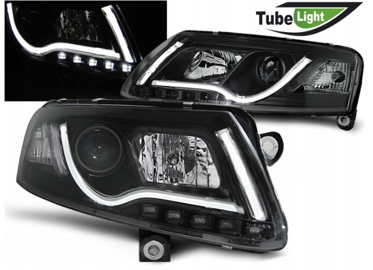 Lampy Reflektory DO AUDI A6 C6 4F OD 2004 DO 2008 Roku LED TUBE NOWE Numer katalogowy części LPAU96