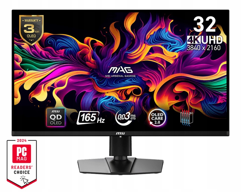 Msi Mag/ 321UP Qd-oled/ 31, 5"/ Qd-oled/ 4K Uhd/ 165Hz/ 0, 03ms/ Čierna/…