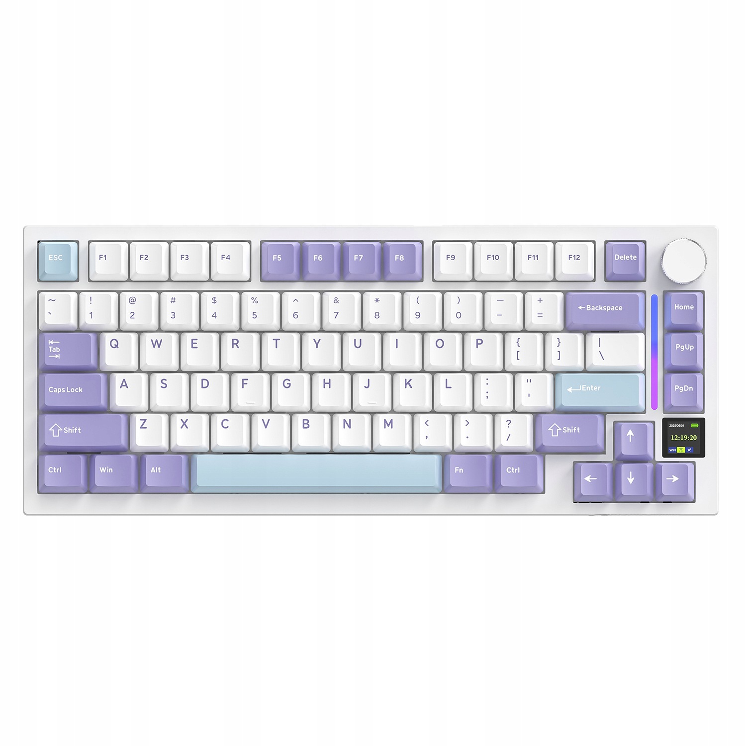 Mechanická klávesnica Attack Shark X820 Ultra lavender (gift prepínač)