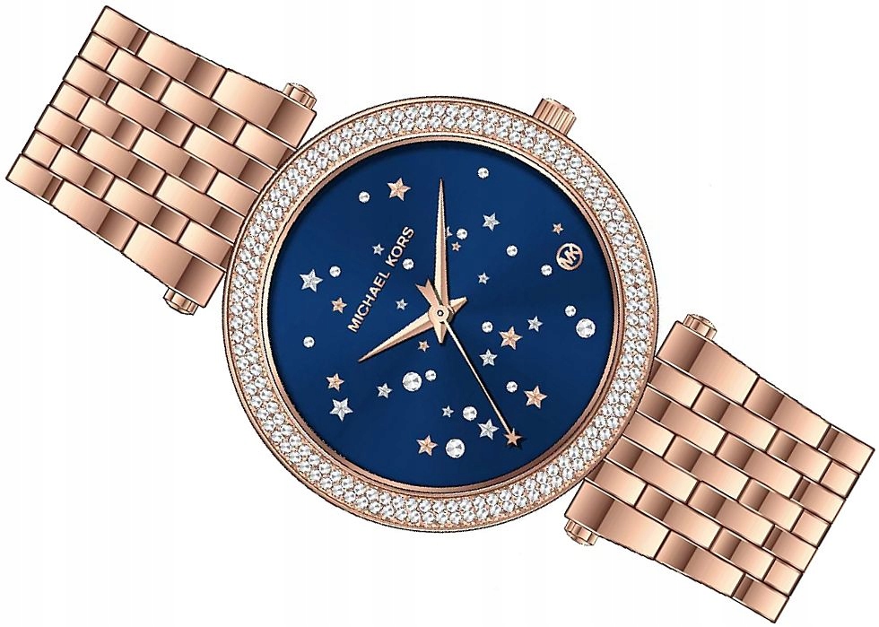 Výprodej! Módní Dámské Hodinky Michael Kors MK3728 Darci Rose Gold/blue