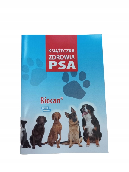 

Książeczka zdrowia dla psa Biocan