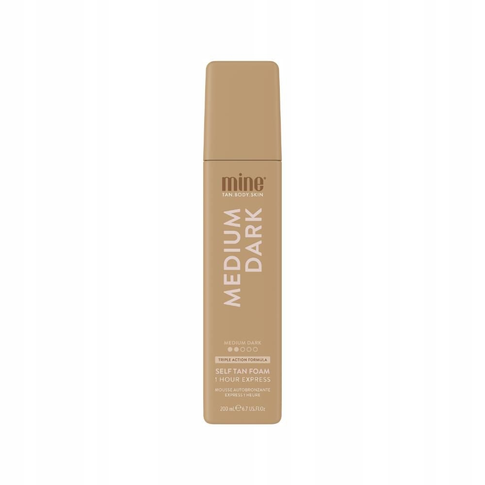 Minetan Tan Foam 200 ML Střední Barva