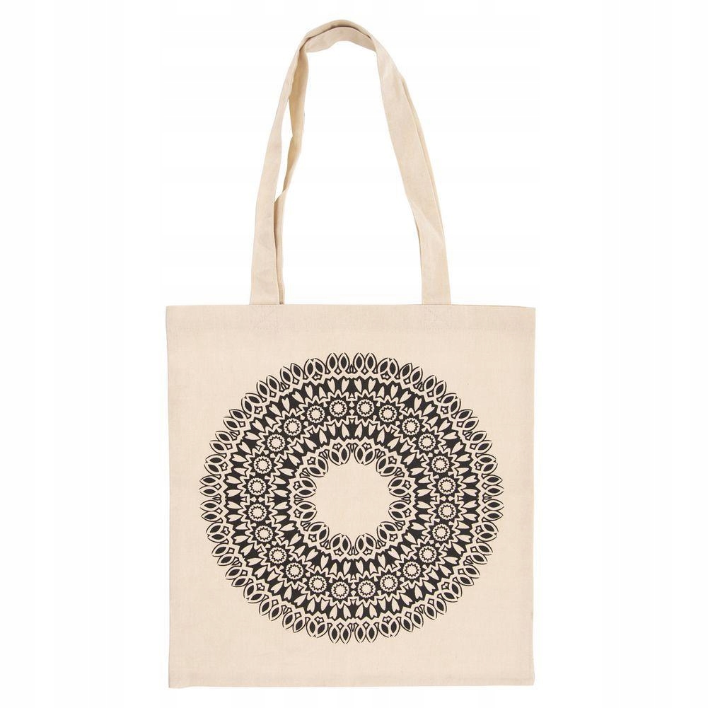 

Materiałowa torba reklamówka mandala na zakupy