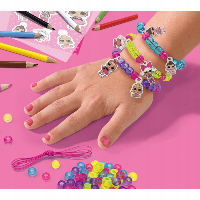 Lol surprise bransoletki dla dzieci wypiekane DIY L.O.L. SES Marka SES Creative