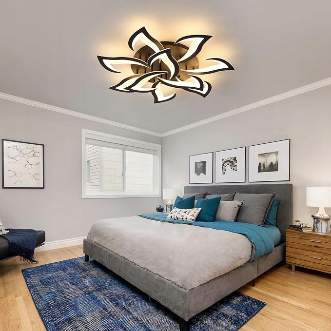 LAMPA LED WISZĄCA LOTOS 10 RINGÓW ŻYRANDOL 100W PLAFON Z PILOTEM Rodzaj gwintu zintegrowane źródło LED