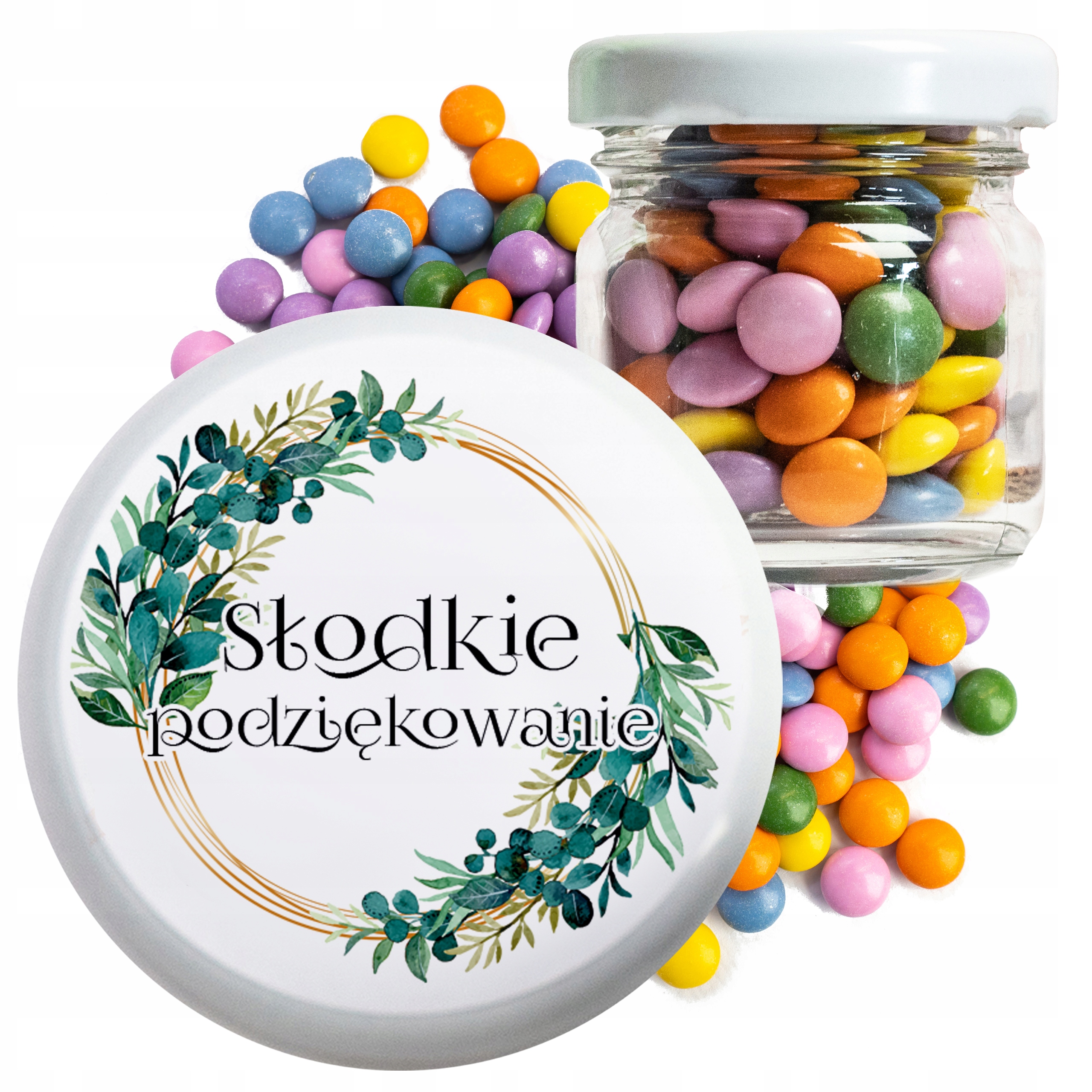 PODZIĘKOWANIE DLA GOŚCI KOMUNIĘ ŚLUB CHRZEST 18 URODZINY LENTYLKI [500_14]