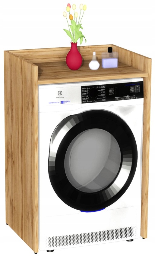 SZAFKA ŁAZIENKOWA DO ŁAZIENKI NA PRALKĘ Z PÓŁKĄ DO ZABUDOWY DĄB WOTAN