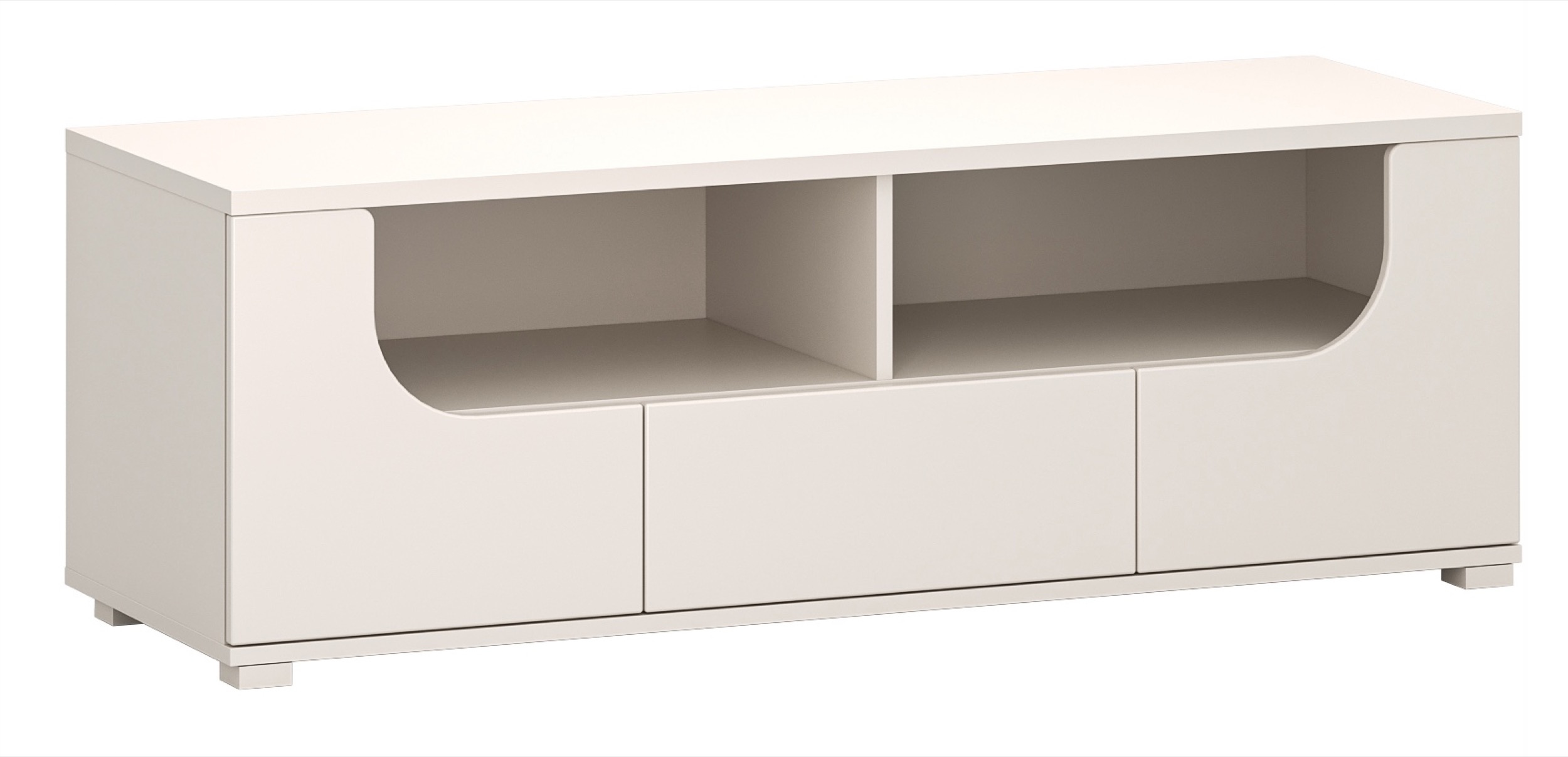 Dvoudveřová Rtv skříňka Valles se zásuvkou a výklenky 130 cm Kašmír