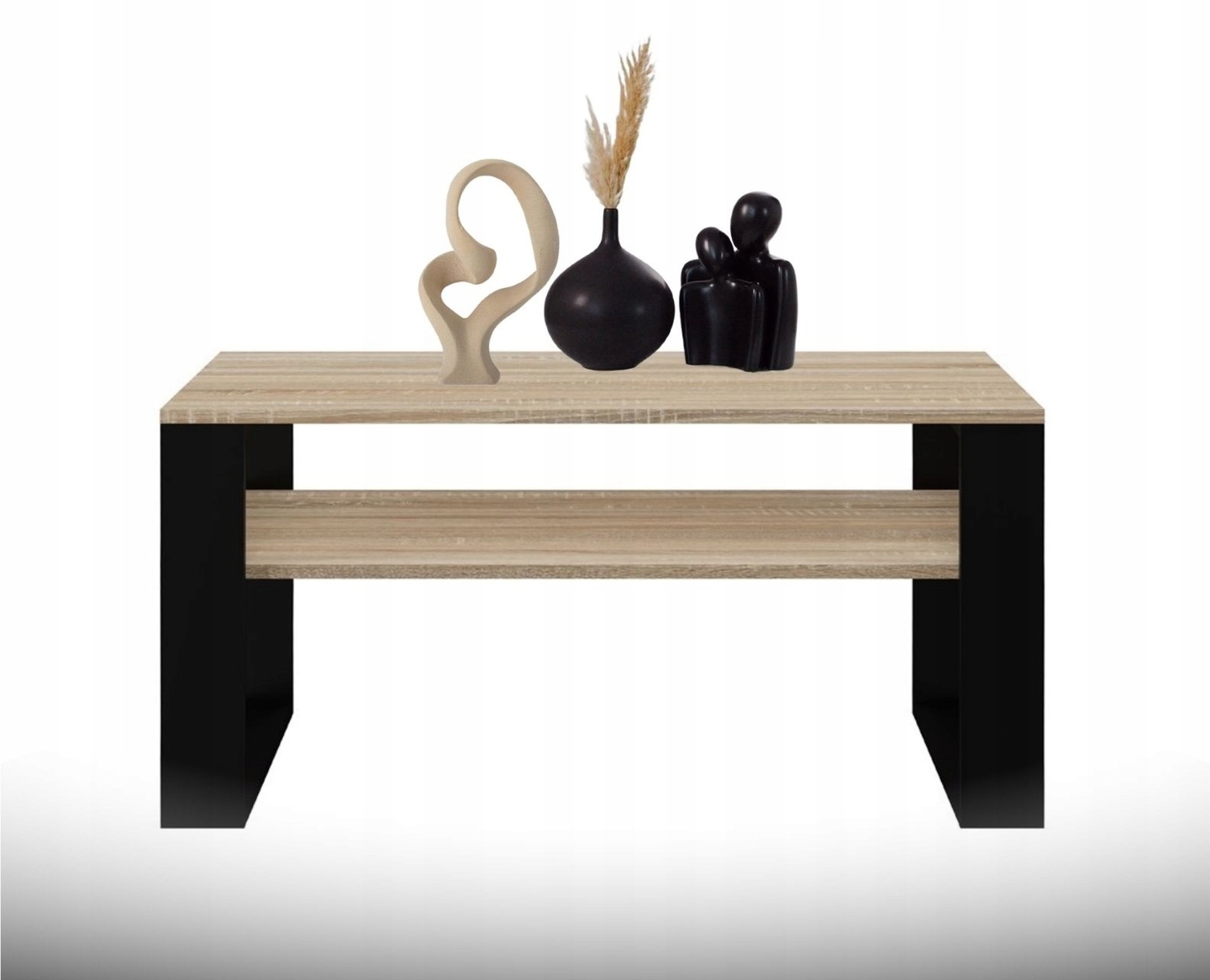 STOLIK KAWOWY ŁAWA MODERN PÓŁKI LOFT Kolekcja AS