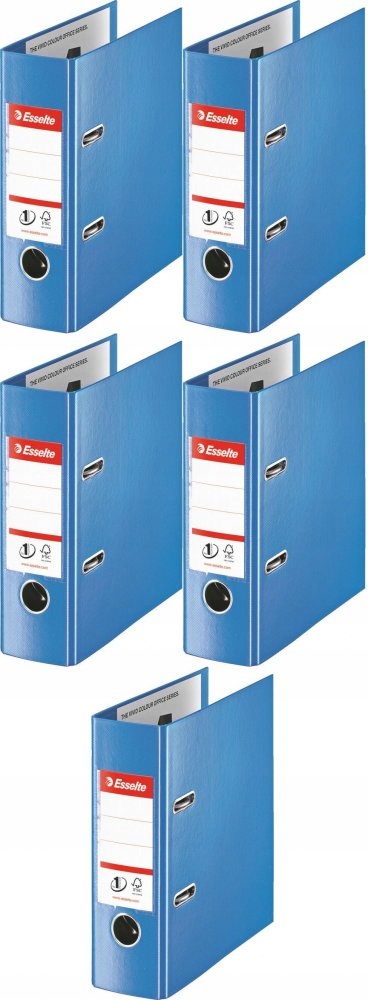 Segregator Esselte A5/75mm niebieski x5