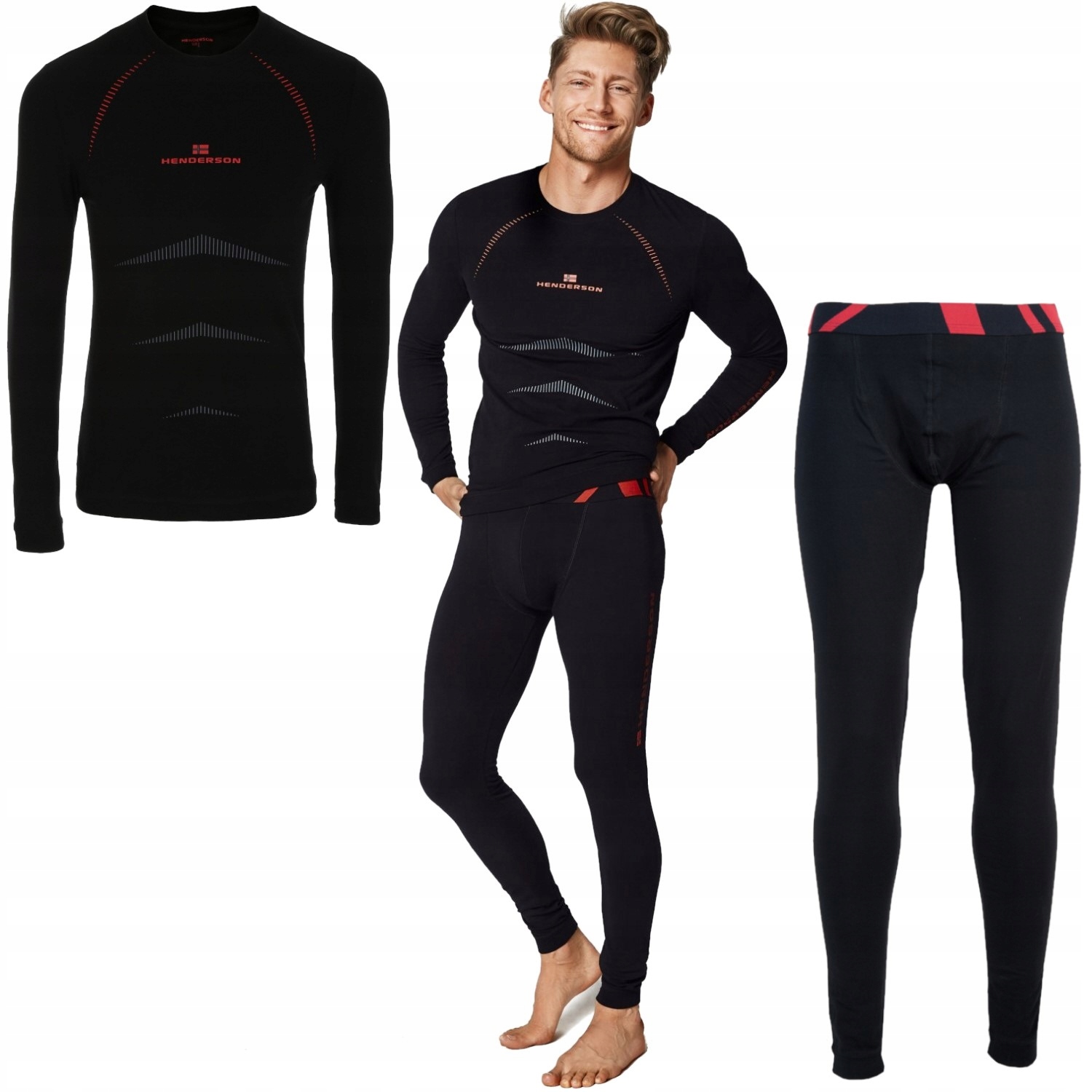 Henderson Termoaktivní komplet Nordic černý XL