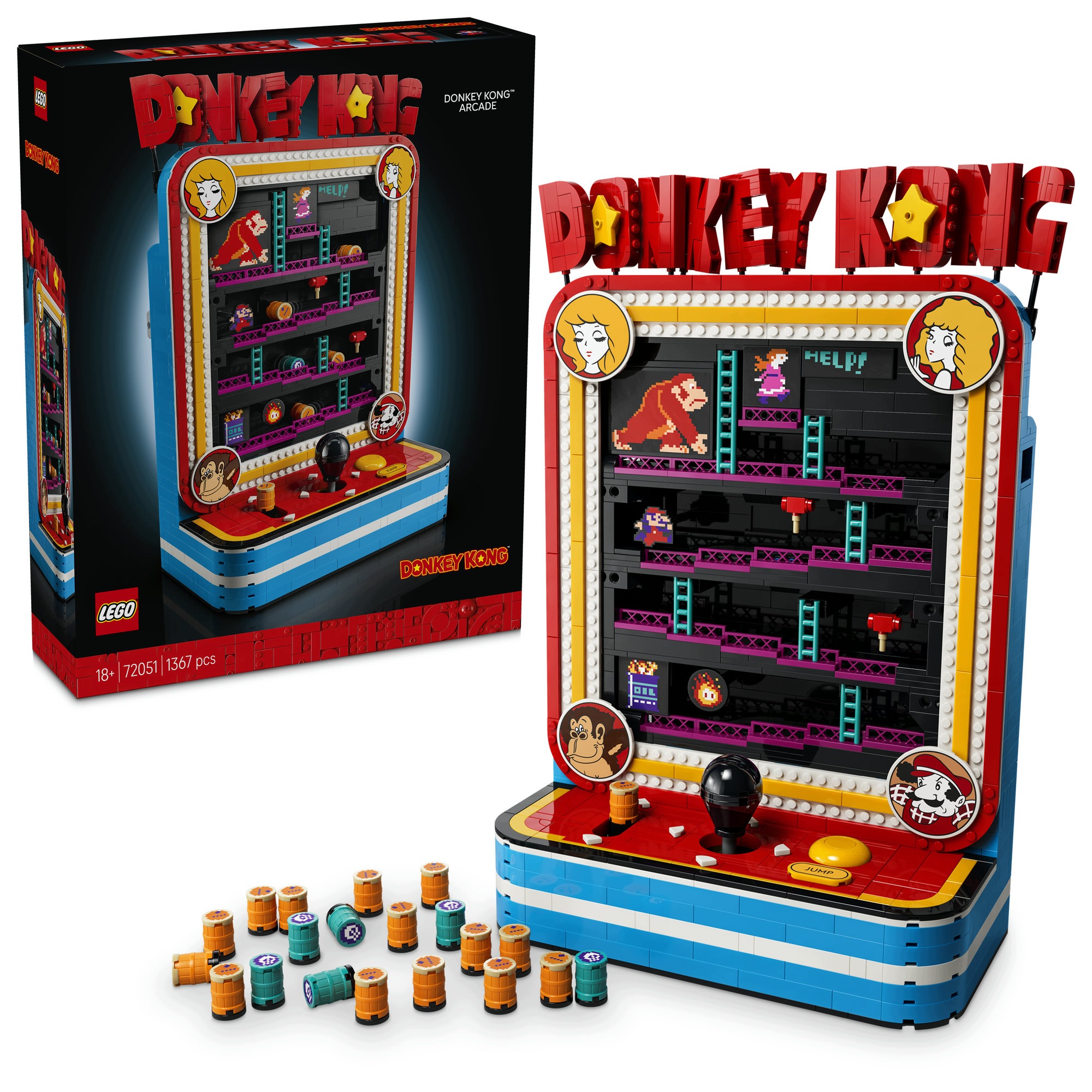 Lego Mario 72051 Arkádová hra Donkey Kong