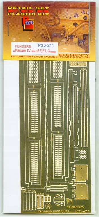 Part P35-211 1/35 Panzer IV Ausf. F,F1,G blatníky (Dragon)