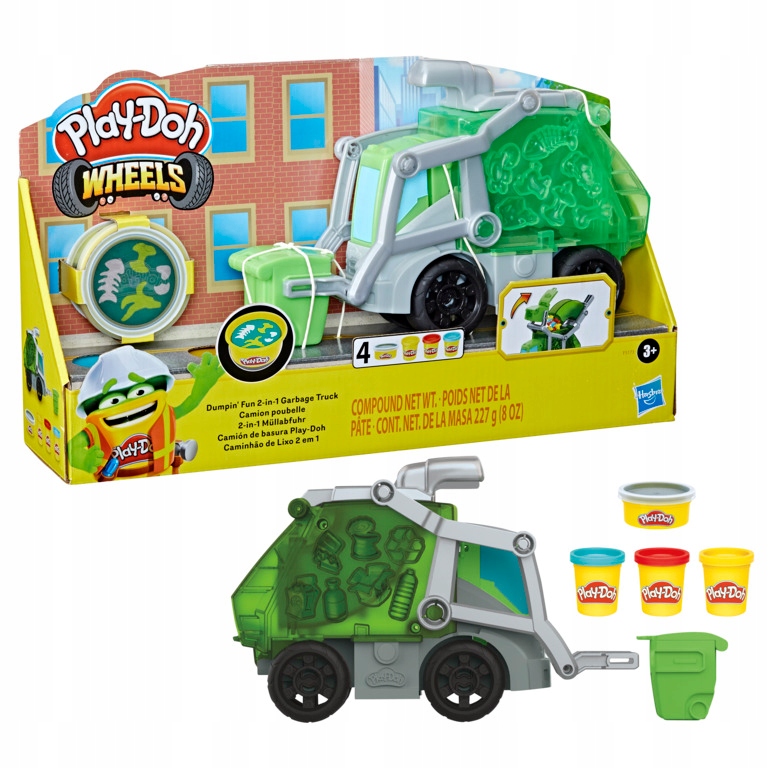 

Hasbro Play-doh Ciastolina Śmieciarka 2W1 F5173