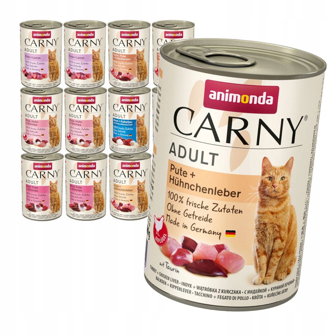 Levně Animonda Carny Adult 12x400g Mokré Krmivo Pro Kočky Mix Chutí