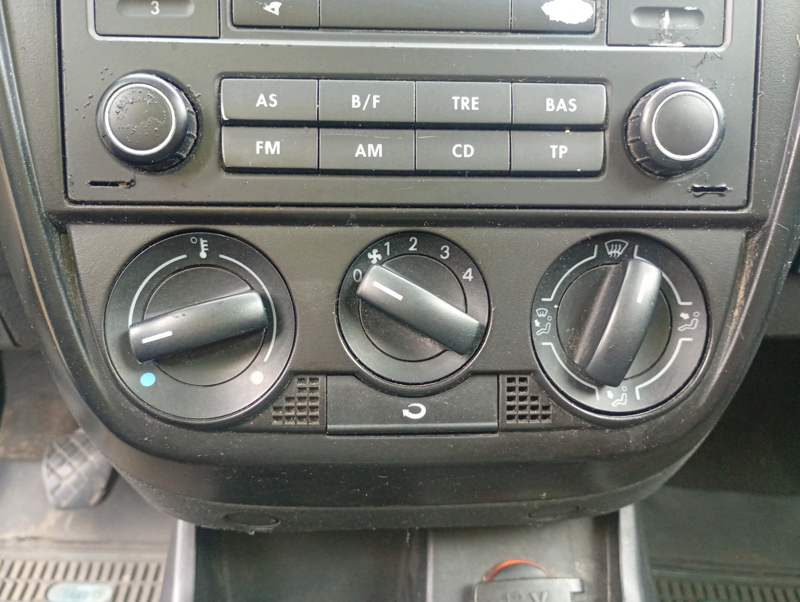 Panel switch regulacja air conditioning devices ogrzewania VW Fox 05-11