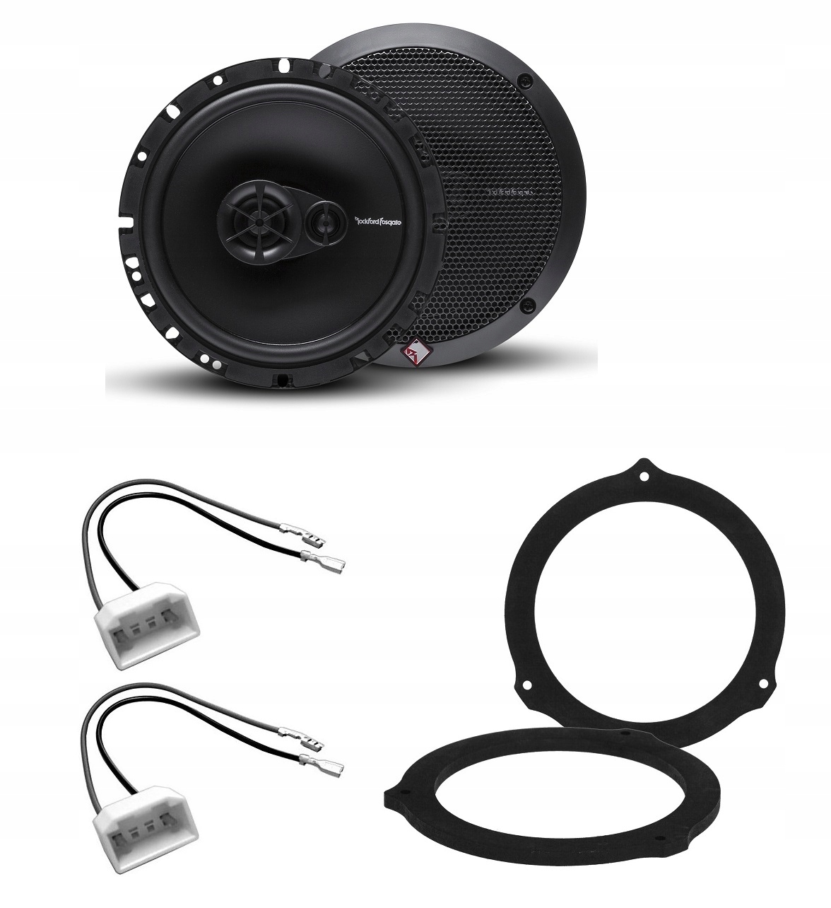Rockford Fosgate R165x3 Automobilové reproduktory 165 mm Ford Focus 2 Dvere Zadná Časť