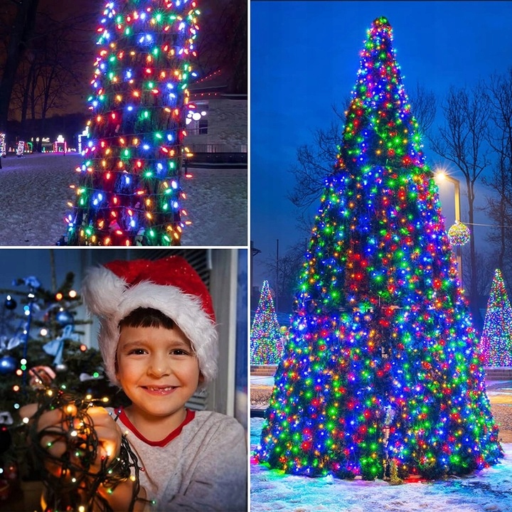 LAMPKI CHOINKOWE 1000 LED ZEWNĘTRZNE i WEWNĘTRZNE KOLOROWE MULTI EAN (GTIN) 5908000514884