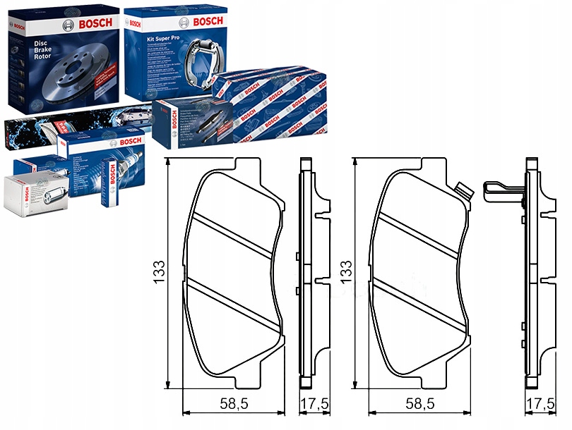 BOS0 986 494 563 Kostky Ham. Kia Přední Rio 11-/ACC Asistent řidiče #33