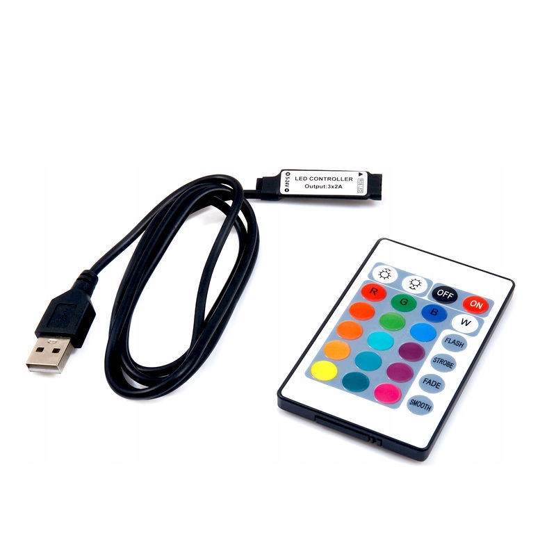 Podświetlenie TV LED na USB RGB pilot Napięcie (V) inne