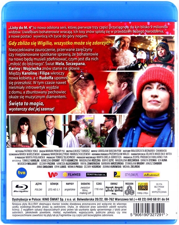 LISTY DO M 4 BLU-RAY FOLIA Gatunek komedie