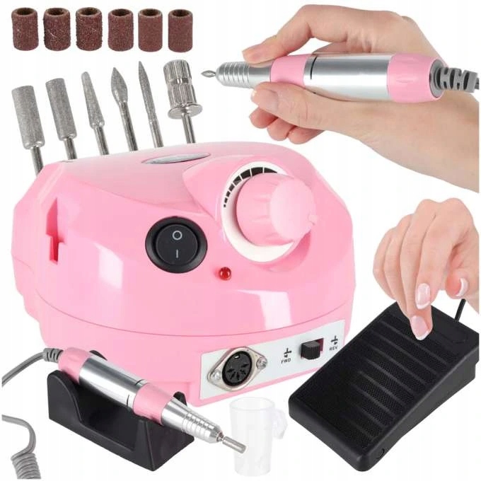 Elektrická vrtačka na nehty 65W manikúra pedikúra 6 bitů