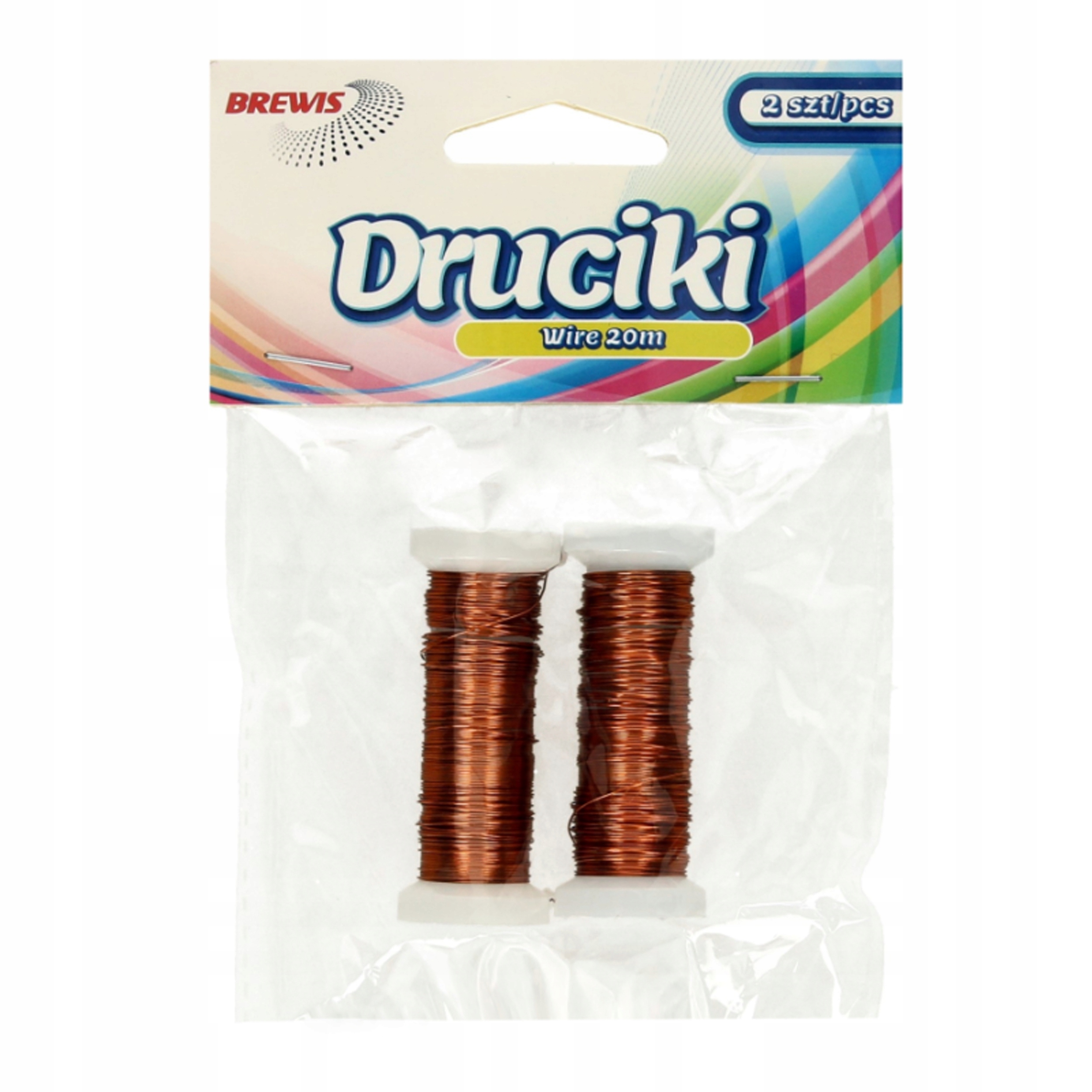 

Drucik Florystyczny 20M 2szt Brewis Miedziany