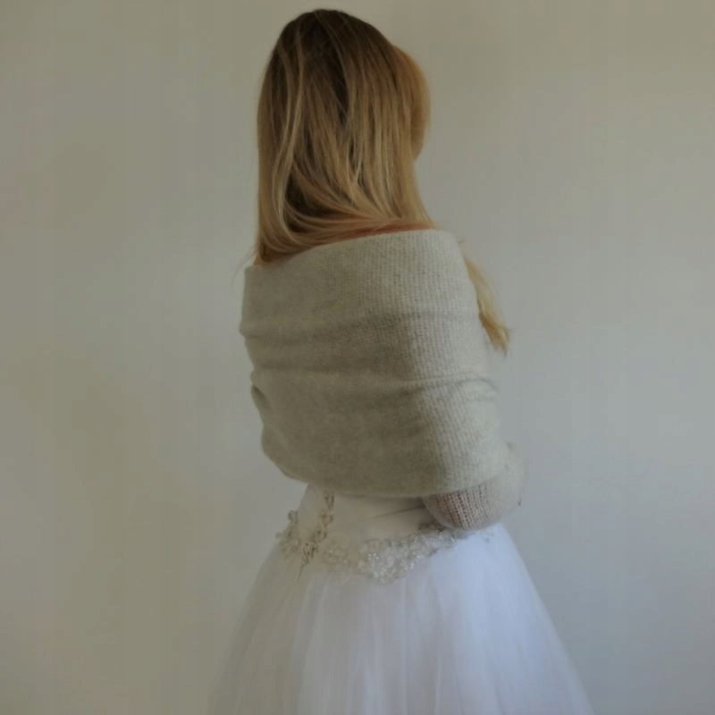 Sweterek Ola Beżowy, S Materiał dominujący inny