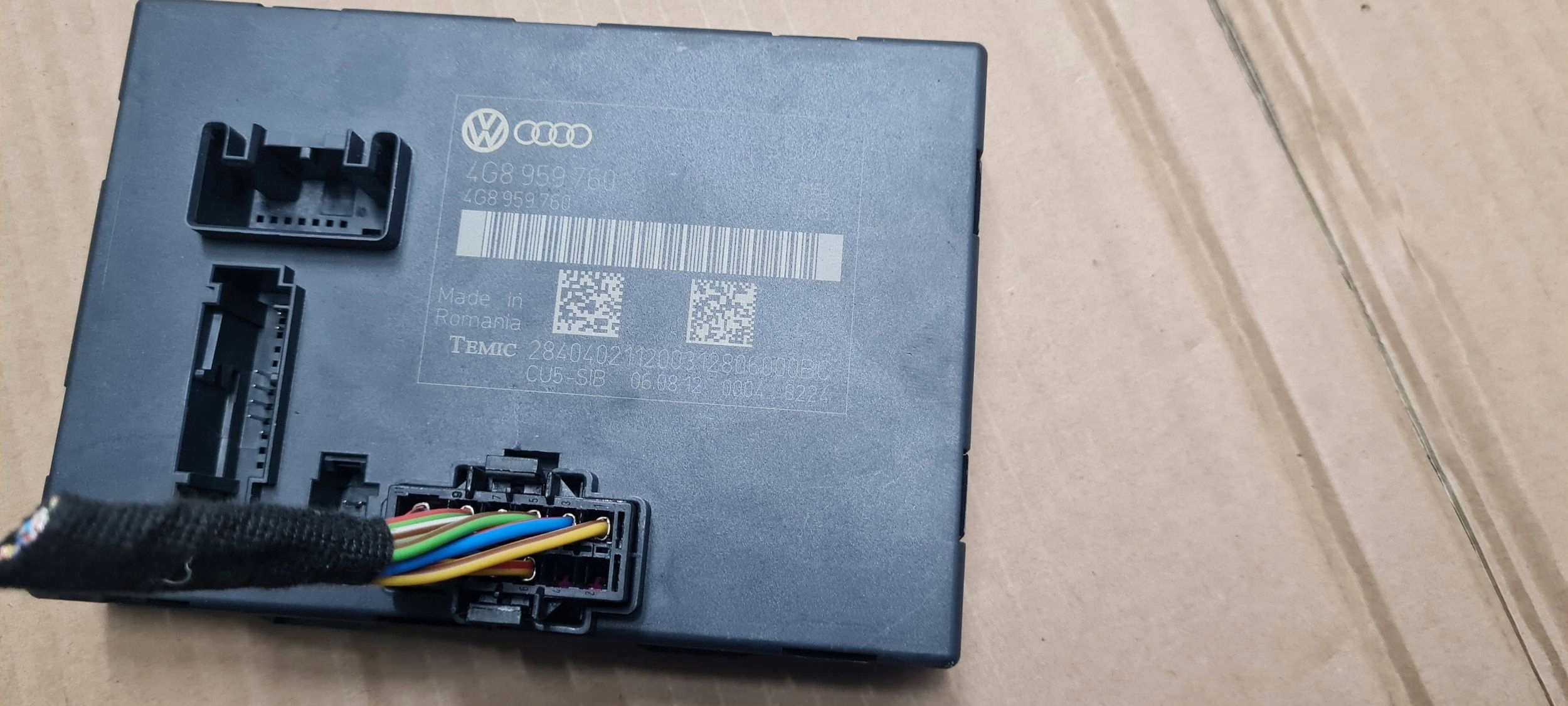 A7 4G control unit module PAMIECI seat front AUDI A6 C7 4G8959760