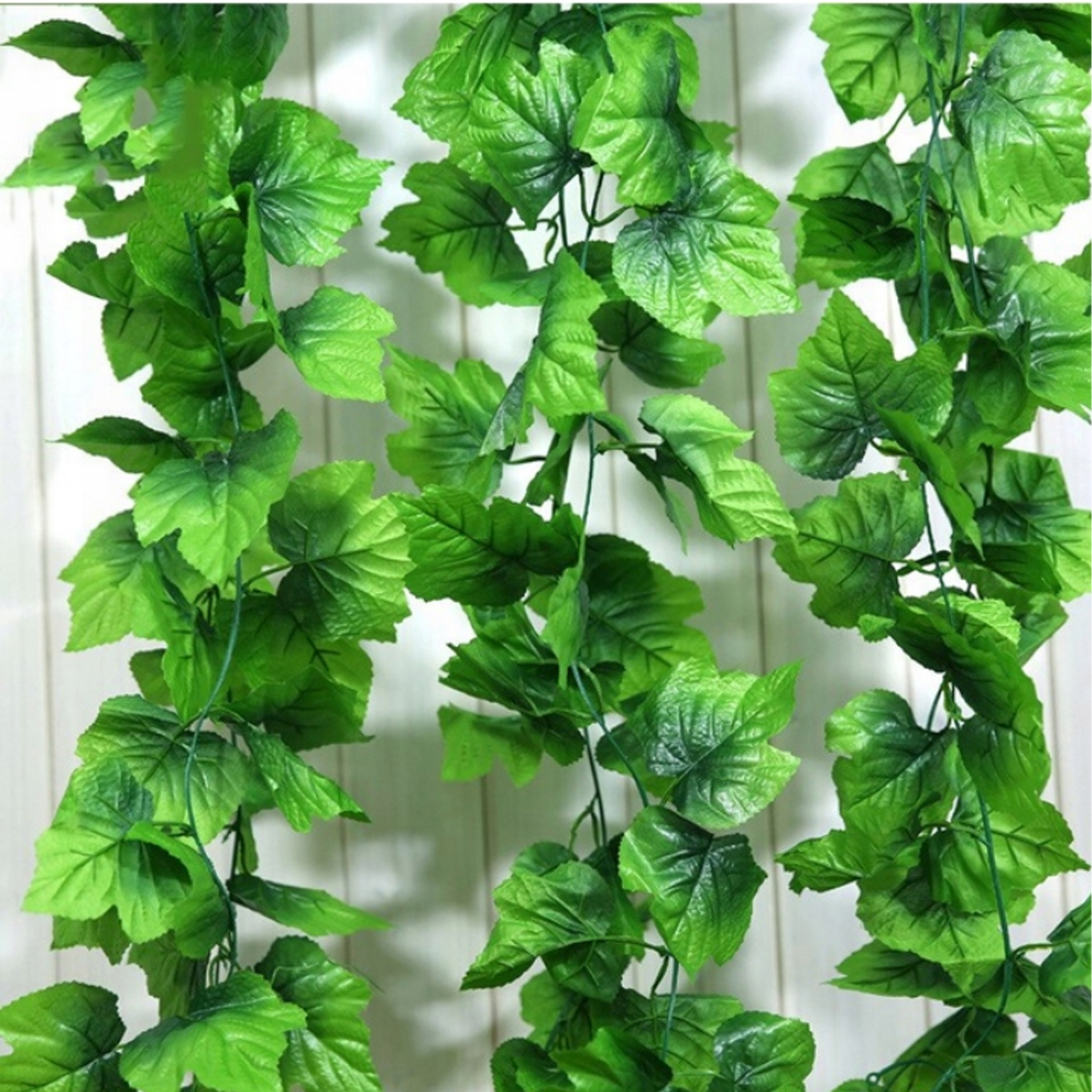 SZTUCZNY BLUSZCZ NA ŚCIANĘ BALKON ROŚLINA LIŚCIE WISZĄCA DEKORACJE 12x2,3m Marka bez marki