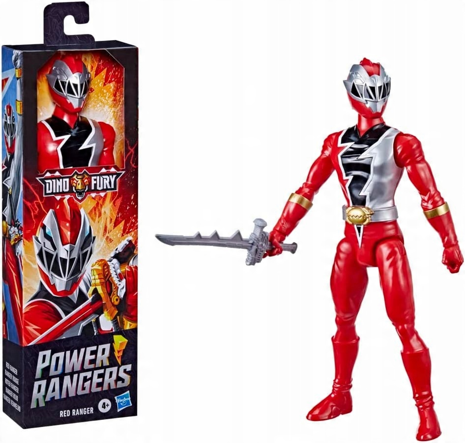 

Power Rangers Dino Fury Czerwony Red Ranger 30 cm