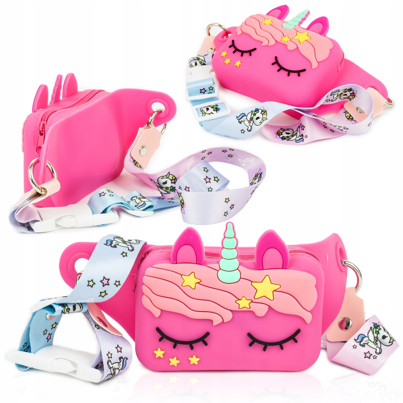 TOREBKA SASZETKA PUSH BUBBLE POP IT JEDNOROŻEC