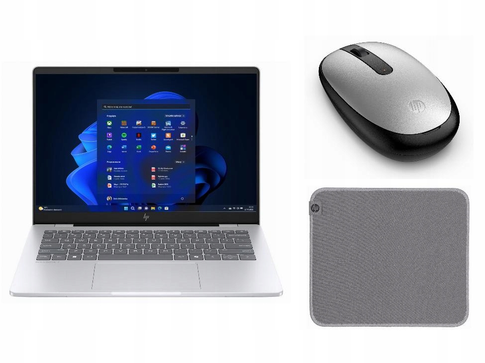 Laptop Hp Windows 11 Pro Intel Core Ultra 7 Stylowa Myszka Podkładka