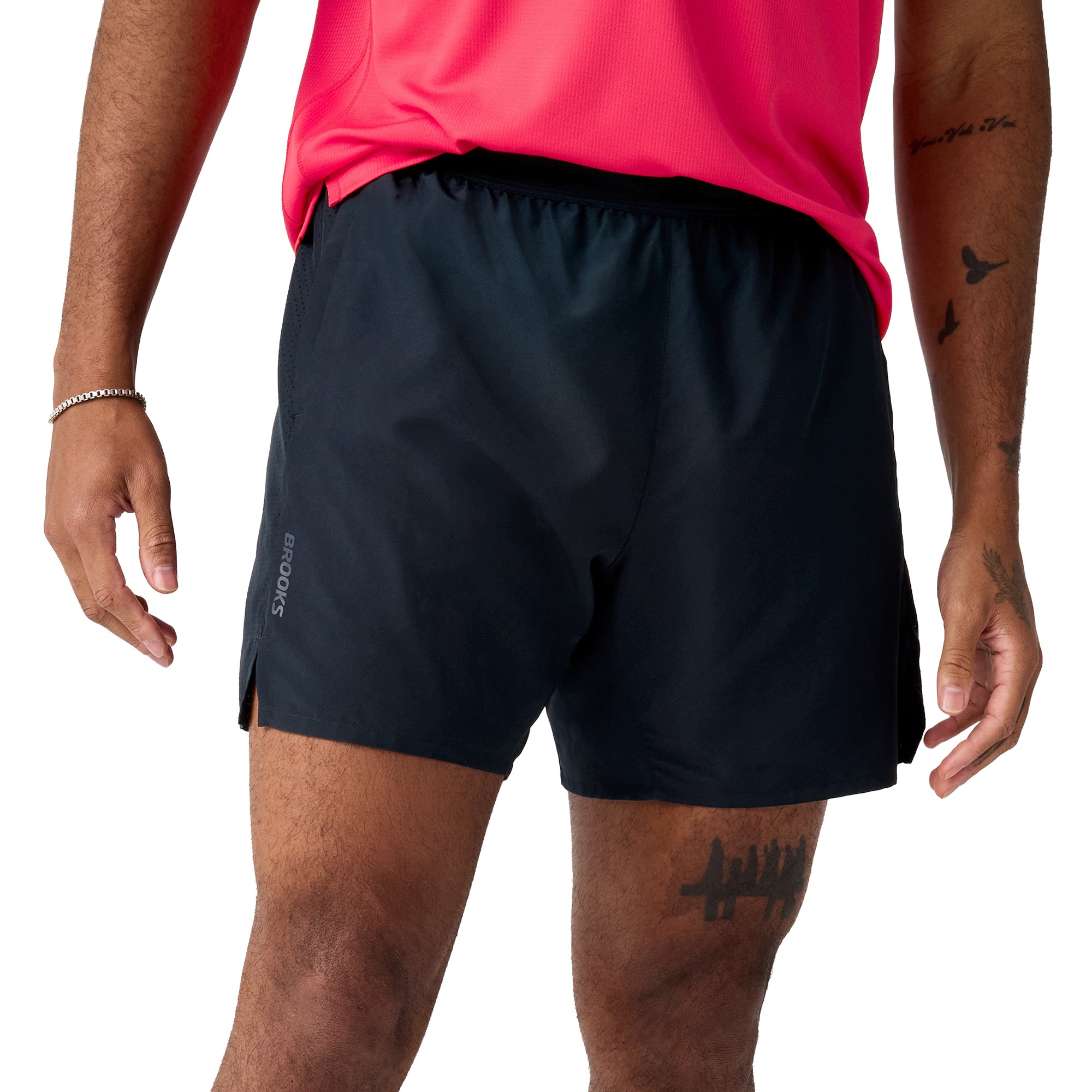 Spodenki do biegania męskie Brooks Dash 2in1 black