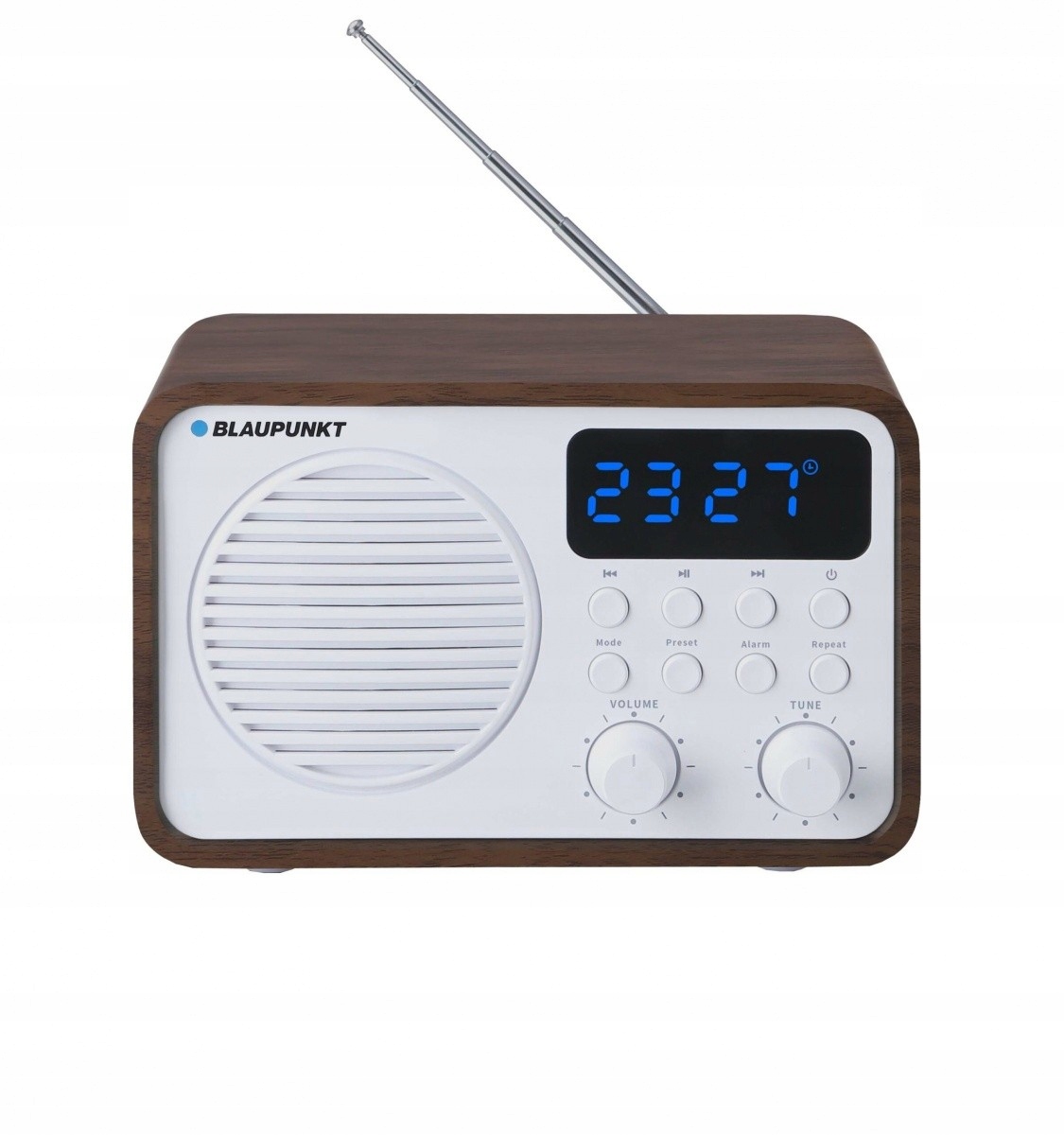 Přenosné rádio Fm Pll Bluetooth SD/USB/AUX/Zegar/Alarm s baterií
